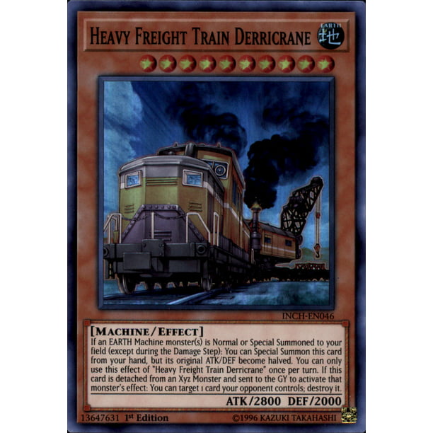 1st Edition Heavy Freight Train Derricrane INCH-EN046 - Super Rare